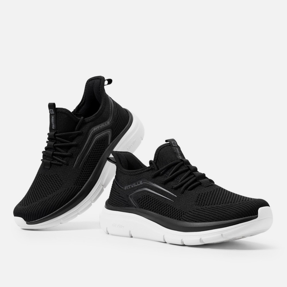 FitVille Men’s wide walking shoes size 9.5W athletic sneaker lightweight NWT